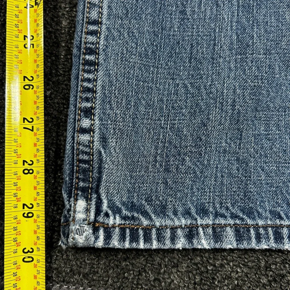Levis 569 Loose Straight Jeans Mens 36x32 Blue Excellent Medium Wash Baggy Denim